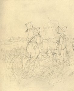 Sonntagsspaziergang, polovina konce 19. století, c1924. od Carl Spitzweg