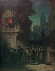 Španělská serenáda od Carl Spitzweg