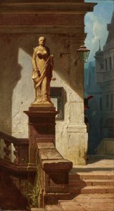 Oko zákona Justitia, 1857. od Carl Spitzweg