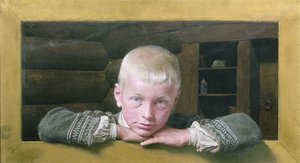Chlapec Setesdal od Carl Sundt Hansen
