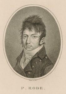 Portrét skladatele Pierre Jacques Joseph Rode 1774-1830, 1813.