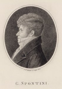 Portrét dirigenta a skladatele Gaspare Spontiniho 1774-1851, 1813.