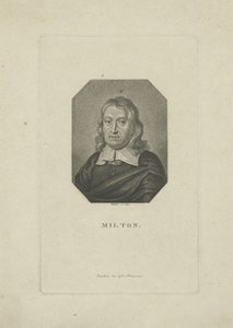 Portrét básníka Johna Miltona 1608-1674, cca 1818-1821.