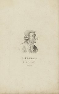 Portrét houslisty a skladatele Gaetana Pugnaniho 1731-1798, 1815.