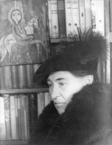 Willa Catherová (1873-1947) 22. ledna 1936 (čb fotografie) od Carl Van Vechten