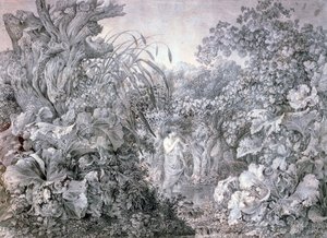 "Dívka v lese Weidenau", c1777-1835