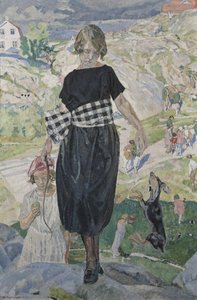 Skákací pes, 1920 od Carl Wilhelm Wilhelmson