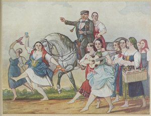 Hospodář a jeho harém, 1830-1840.