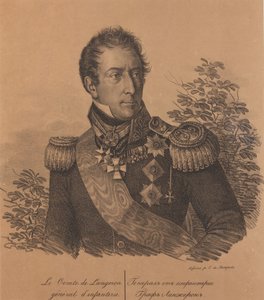 Portrét hraběte Alexandre Andrault de Langeron 1763-1831, 1820.