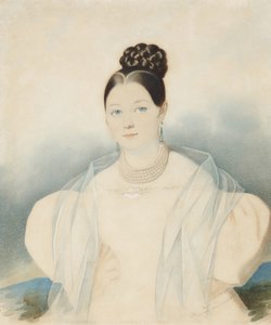Portrét hraběnky Jekatěriny Alexandrovny Zubové, rozené Obolenskaya 1811-1843, 30. léta 19. století.
