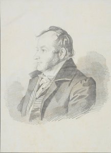 Portright of E.E. Jungzurt, 1830p. od Carl von Hampeln