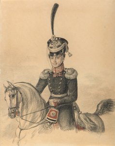 Portrét Nikolaje Alexandroviče Islenjeva 1785-1851, konec 10. let 19. století.