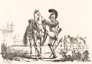 Karabina Montáž koně od Carle Vernet