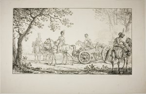 Zapřažené dělostřelectvo od Carle Vernet