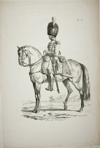 Royal Guard, Norman Mounted Soldier and Horse, No. 2 od Carle Vernet