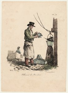 Lampář z "Les Cris de Paris" od Carle Vernet
