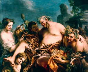Opilý Silenus, 1747. od Carle van Loo