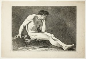 Figura, z knihy Six Figures Académiques od Carle van Loo