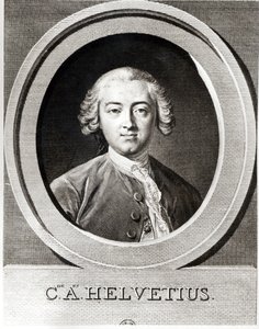 Portrét Clauda Adriena Helvetia (1715-1771), francouzský filozof od Carle van Loo