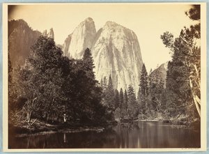 Cathedral Rocks, Yosemite od Carleton E. Watkins
