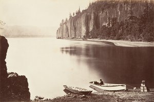 Cape Horn, Oregon, 1867, vytištěno ca. 1876. od Carleton Emmons Watkins