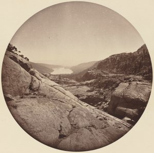 Donner Lake, Kalifornie, c. 60. léta 19. století. od Carleton Emmons Watkins