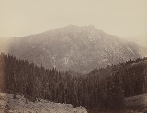 Downeville Butte, 60. léta 19. století (foto) od Carleton Emmons Watkins