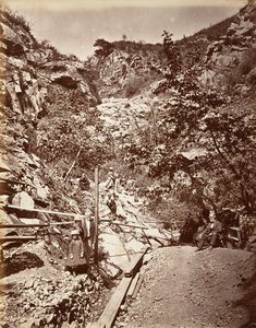 Hot Sulphur Springs, Santa Barbara, 1876, vytištěno ca. 1876. od Carleton Emmons Watkins