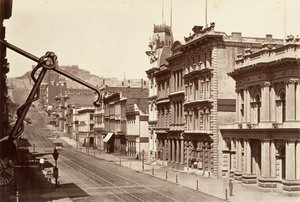 North Side of California Street, 1864, tištěné ca. 1876. od Carleton Emmons Watkins