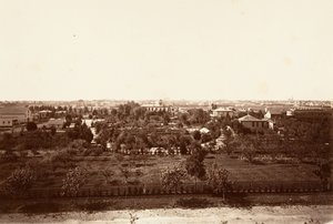 Oakland, z Vojenské akademie, 1864, vytištěno ca. 1876. od Carleton Emmons Watkins