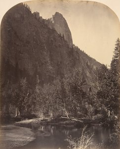 River View, Sentinel, 3270 stop, 1861. od Carleton Emmons Watkins