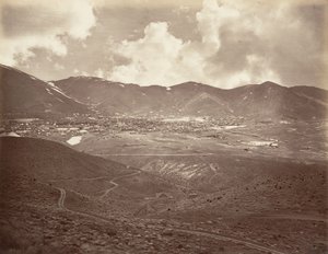 Virginia City, 1875, vytištěno ca. 1876. od Carleton Emmons Watkins