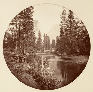 [Yosemitský národní park, Kalifornie], ca. 1878. od Carleton Emmons Watkins