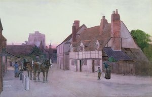 Twilight, Cookham, 1892 (wc na papíře)