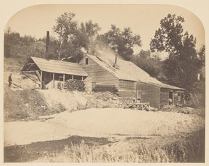 [Agua Fria Mill] od Carleton Watkins