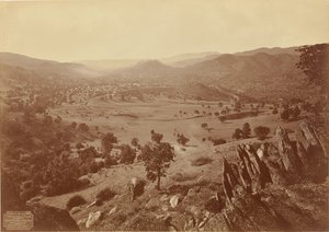 Celkový pohled na Tehachapi Loop, S.P.R.R. od Carleton Watkins