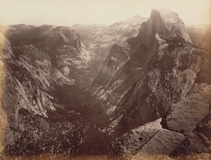 [Half Dome z Glacier Point] od Carleton Watkins