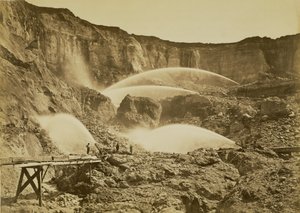 [Malakoff Diggings, Nevada County, California] od Carleton Watkins
