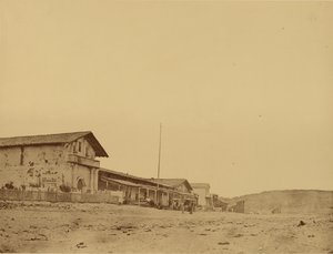 [Mission San Francisco de Asisi on the Laguna de Los Delores, San Francisco] [Mission San Francisco de Asisi on the Laguna de Los Delores, San Francisco]. od Carleton Watkins