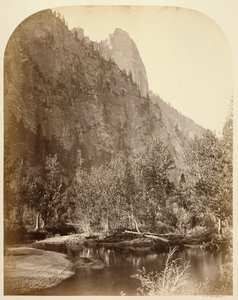 Sentinel (Pohled dolů do údolí) 3270 ft. Yo Semite. od Carleton Watkins