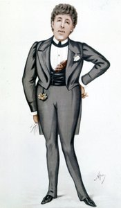Kreslený film od Oscara Wildea (1854 - 1900) od Carla Pellegriniho (1839 - 1889) - v „“ Vanity Fair”” 24. května od Carlo Pellegrini