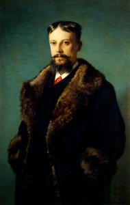 Portrét Alfonse Serbatisti, Carlo Ademollo (1824-1911), olej na plátně