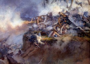 Bitva u san Martina dne 24. června 1859 (Detail Painting