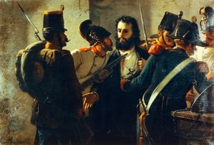Ugo Bassi ve vězení Comacchio, Carlo Ademollo (1825-1911)