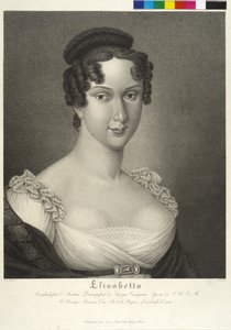 Savojská princezna Carignan Elisabeth od Carlo Arienti