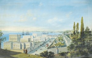 Palác Ciragan v Konstantinopoli od Carlo Bossoli