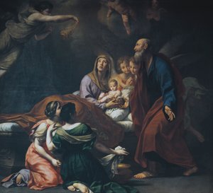 Narození Marie od Carlo Cignani