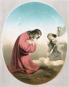 Anděl zjevující se Kristu od Carlo Dolci
