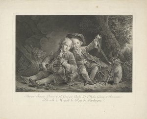 Dva kluci se svištěm od Carlo Domenico Melini