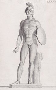 Socha Marsu, 1734